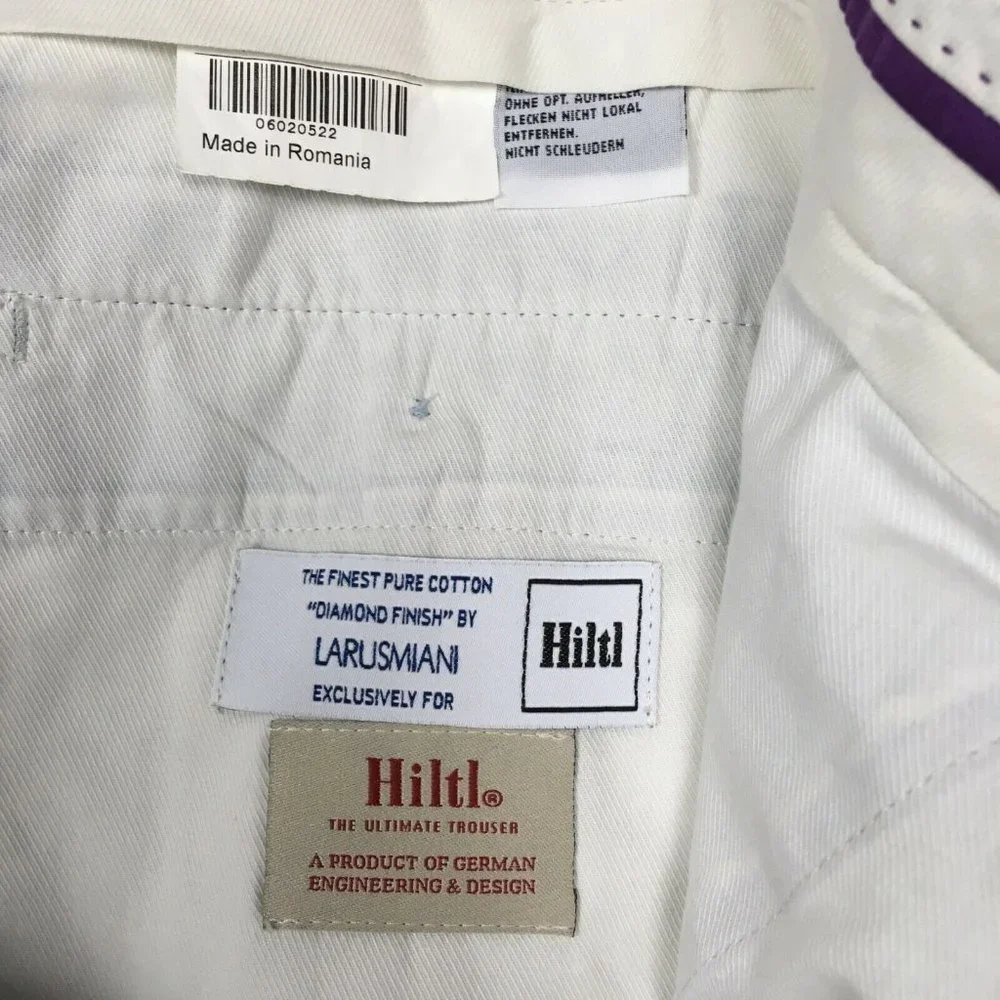 Hiltl Mens ZE200‎ Dress Pants 36 to 38×28 Trousers Light Blue
